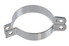 Auspuffschelle zweiteilig für MZ ETZ 250, 251, 301 - verchromt