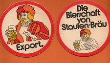 2 Bierdeckel...Staufen-Bräu