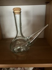 Porron Spanischer Schnabelkrug aus Glas mit Verschluß