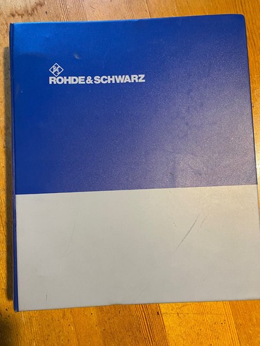 Rohde schwarz handbuch - &,