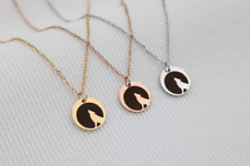 Halskette Wolf Mond Tier Wald