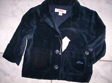 Festlicher "S.Oliver" Samt-Blazer/Jacke, dunkelblau, neu Gr.68