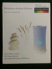 Diffusor Diffuser Ultrasonic Aroma Therapie Öl Luftbefeuchter Schall LED