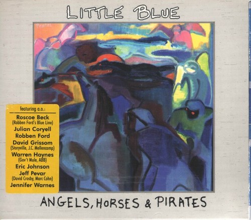 Little blue angels horses - blue,