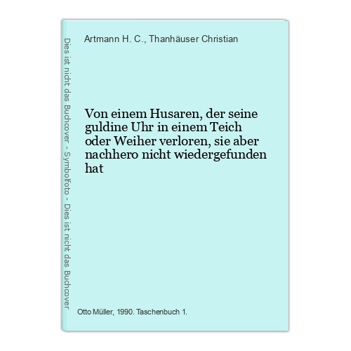 Von einem husaren - von, seine