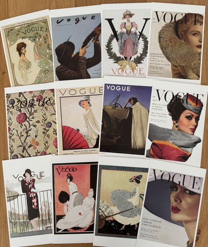 Vogue magazin postkarten - vogue,