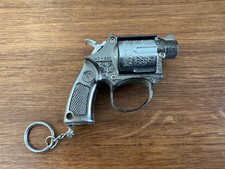 Vintage Gas Feuerzeug Pistole Revolver 1980er Rarität
