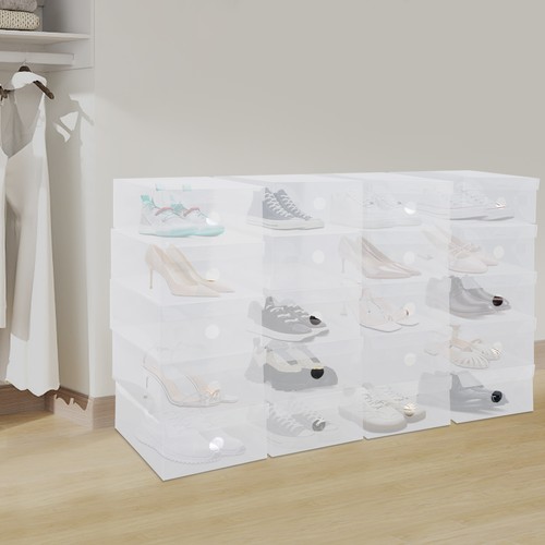 20x transparent schuhbox - 20x,