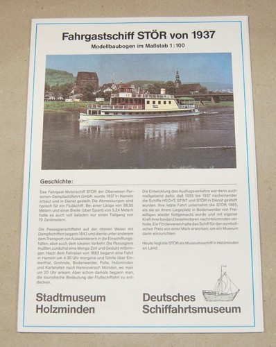 Weser fahrgastschiff stör von - weser,