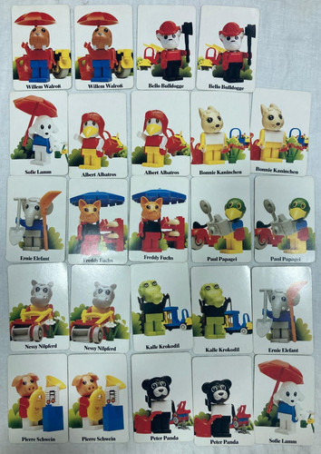 Lego fabuland karten memory - 24,