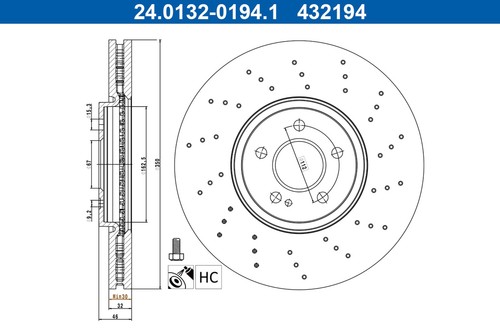 Bremsscheibe ate - bremsscheibe,