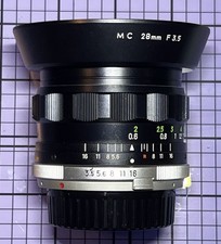 Minolta MC W.ROKKOR-SG 28mm F/3.5 Neuwertiger Zustand