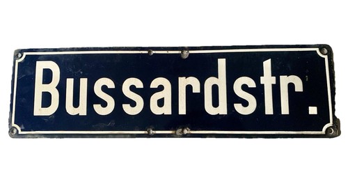 Alt strassenschild bussardstr - strassenschild,