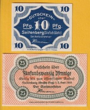 Seitenberg -Amt- 2 Verkehrsscheine