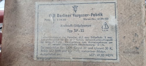 Kraftstoffpumpe veb 23 lo - kraftstoffpumpe,