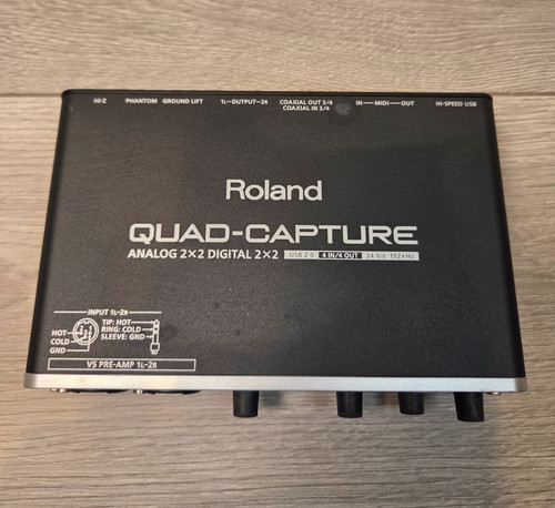 Roland quad capture usb - ua-55,