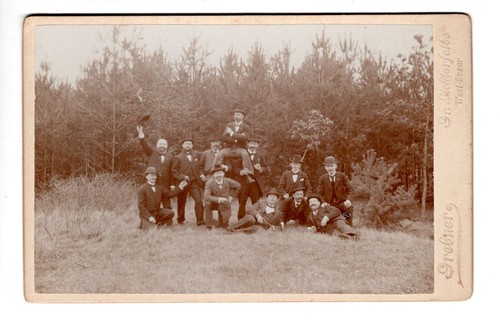 Foto kabinettkarte - foto,