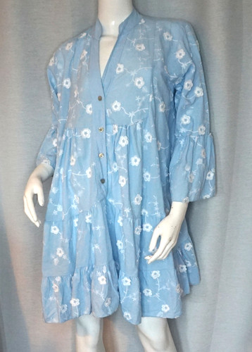 Hippie tunika kleid blüten - tunika, 3d