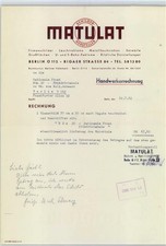50675209 - 1000 Berlin Mitte Firmenrechnung Matulat, Schilder-Hersteller