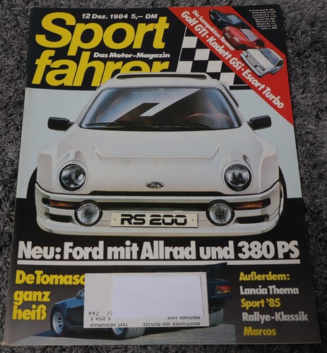 Sportfahrer 1984 tomaso - sportfahrer, de