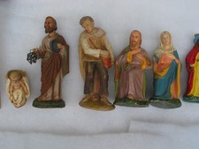 Alte  Krippenfiguren aus einer
