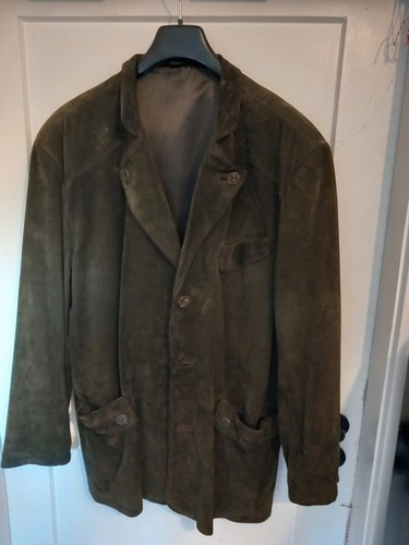 Berto luccini wildleder jacke - wildleder,