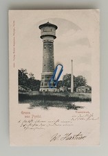 AK Foto Karte Gruss aus Pyritz Pommern Wasserwerk Turm, schaue Rückseite RAR ALT