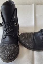 Damen Rieker Stiefel grau, Gr