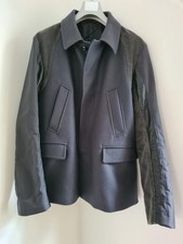 GUCCI elegante Herren Jacke aus hochwertige Wolle in Gr. 56 grau