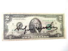 120) ANDY  WARHOL: 2$ echte