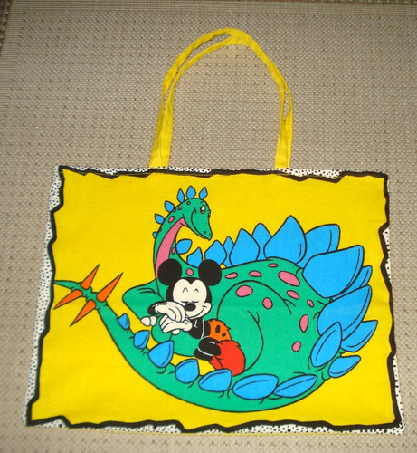 Stofftasche 39x30cm dino - stofftasche,