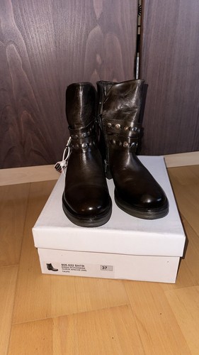 Schuhwerk leder biker boots - leder,
