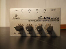 4-Channel Stereo Headphone Amplifier von Behringer, MicroAMP HA400, vintage