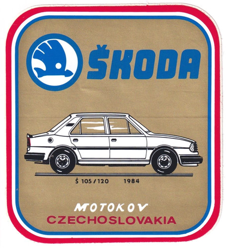 Alter aufkleber sticker - alter, skoda