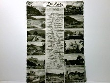 Die Lahn von Braunfels bis zur Mündung in den Rhein. Alte Ansichtskarte / Postar