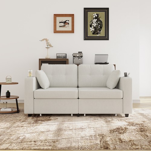 2sitzer sofabezug mit - 2sitzer, stauraum