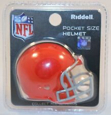 CLEVELAND BROWNS GREY FACEMASK RIDDELL REVOLUTION POCKET PRO HELM RARE 2012