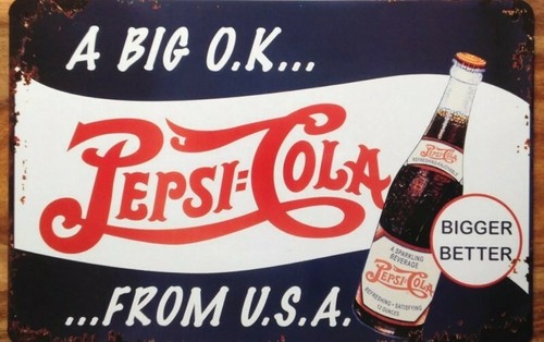 Vintage pepsi cola a - pepsi, u.s.a