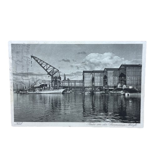 Postkarte kiel germania - postkarte, ak