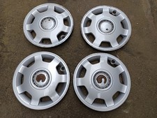 4 Stück 14 Zoll Radkappen VW Polo 6N 6N0601147A mit Gebrauchsspuren