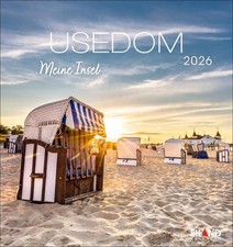 Usedom Postkartenkalender 2026 - Meine Insel | Eiland | Kalender | Spiralbindung