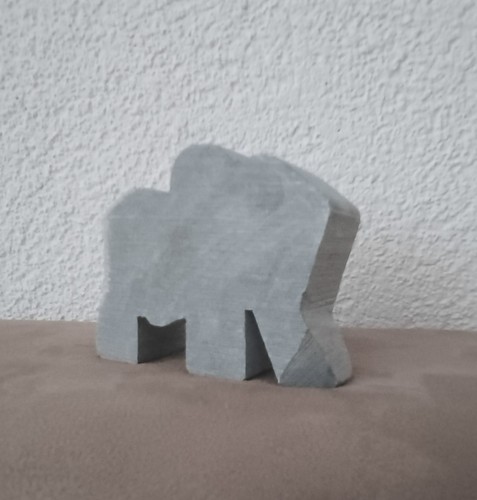 Speckstein elefant dekofigur - elefant,