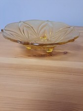 Glasschale Schale Glas Braun