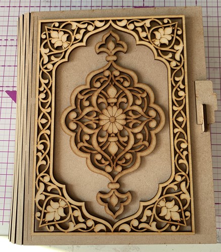 Mdf wooden large book - wooden,