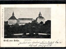 Ansichtskarte PK Thüringen Gruß aus Gotha Schloss Fotografie Schwalbe 1900 antik