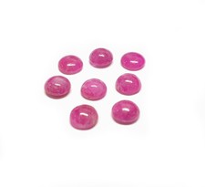 Rubin rund cabochon ca - rund,