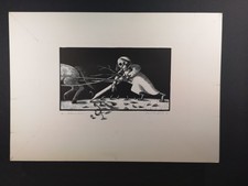 Original Acrylstich. "Der Ackermann". Signiert. 1992. Herfurth, Egbert: