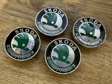 4 Original Skoda Nabenkappen Nabendeckel Felgendeckel 6U0601151L