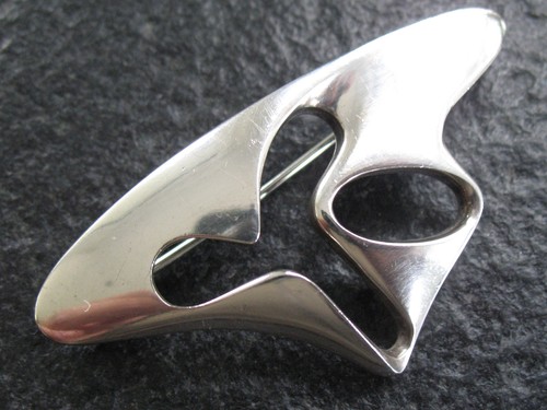 Brosche silber 925 - silber,