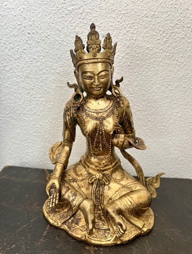 Sitzender buddha tara 21cm - sitzender,